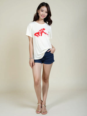 Rock Star Tee, Vintage White, Unisex